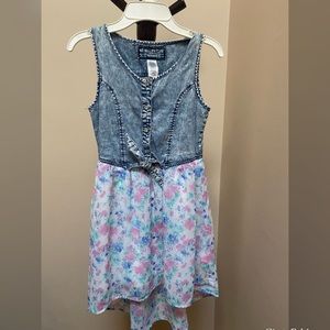 Girls Guess Denim Flower dress!
